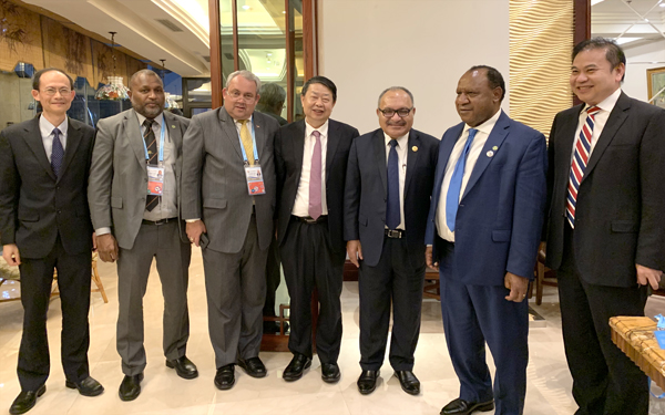 陈景河在京会晤星空体育综合登录入口（中国）官方网站
“一带一路”沿线重要项目合作伙伴