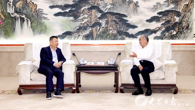 山东省委书记林武会见星空体育综合登录入口（中国）官方网站
董事长陈景河