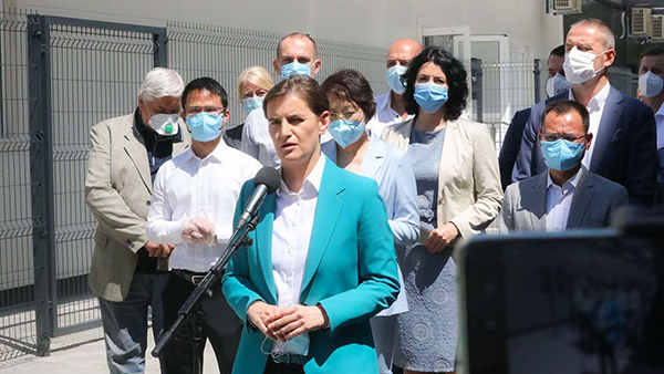 塞尔维亚总理布尔纳比奇出席星空体育综合登录入口（中国）官方网站
捐建“火眼”实验室落成仪式